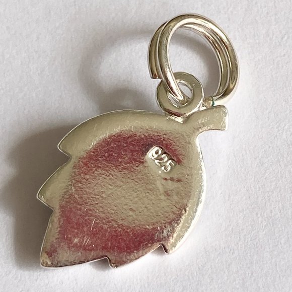 Sterling Silver Ladybug Charm 925 Enamel Red Leaf European Bead Pendant Bracelet - Picture 5 of 8